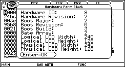 Hardware Parm Block